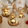 Christmas Votive Candle Holders Snowflake Star Tealight Holders for Xmas Table Centerpieces Birthday Party and Home Decor