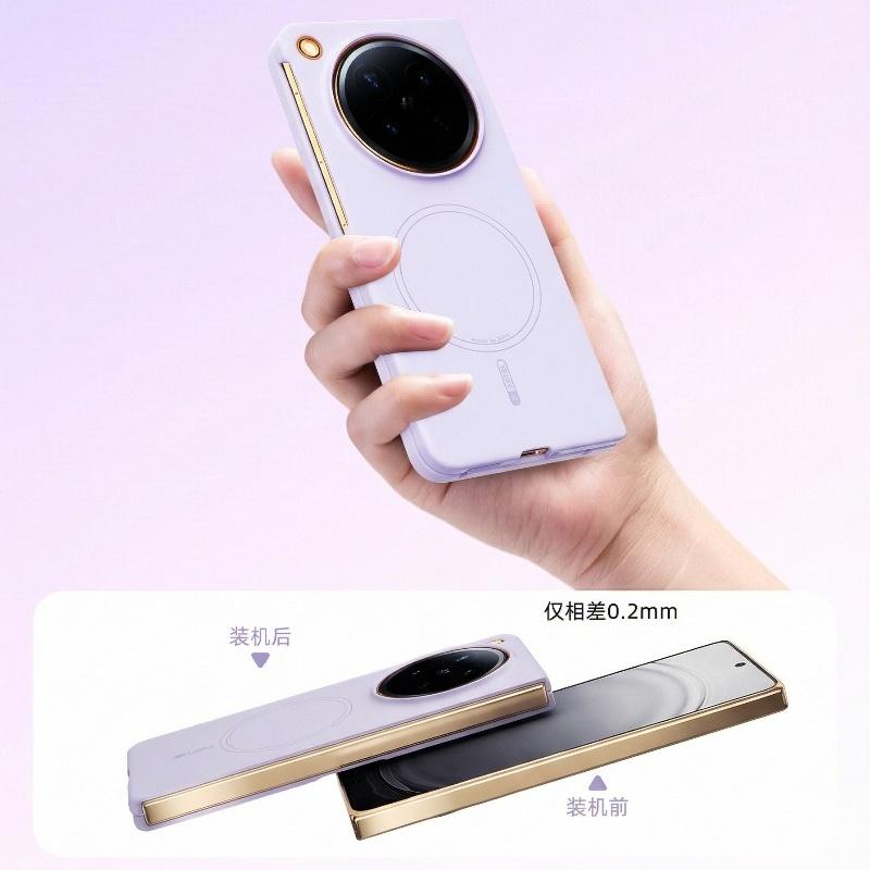 Для OPPO Find N6 Магнитный чехол Жидкий силикон Задняя крышка телефона Для OPPO Find N6 Модный простой корпус Ударопрочный бампер