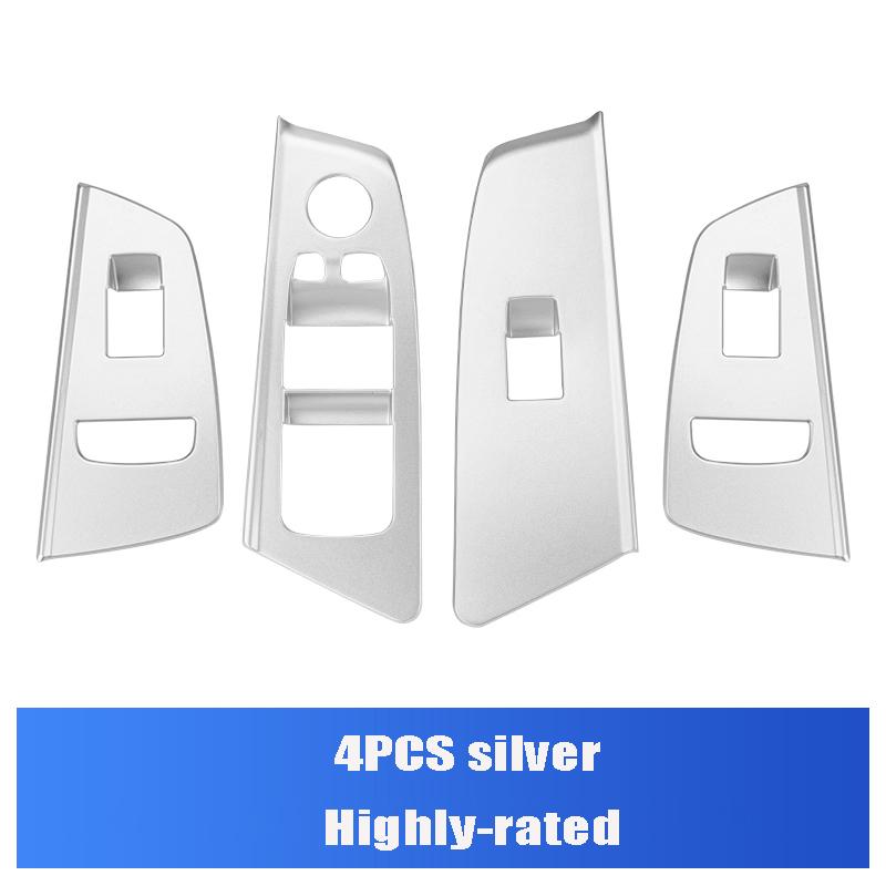 ABS Car Interior Window Lift Switch Panel Door Handle Trim Pull Armrest Cover For BMW 5 Series G30 2018-2020 F10 F11 2010-2016