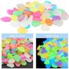 100 Pièces Pierre LumineuseMulticolore Galet Lumineux CaillouxArtificiels Pierres Décoratives Luminescentes Fluorescent Décor 61