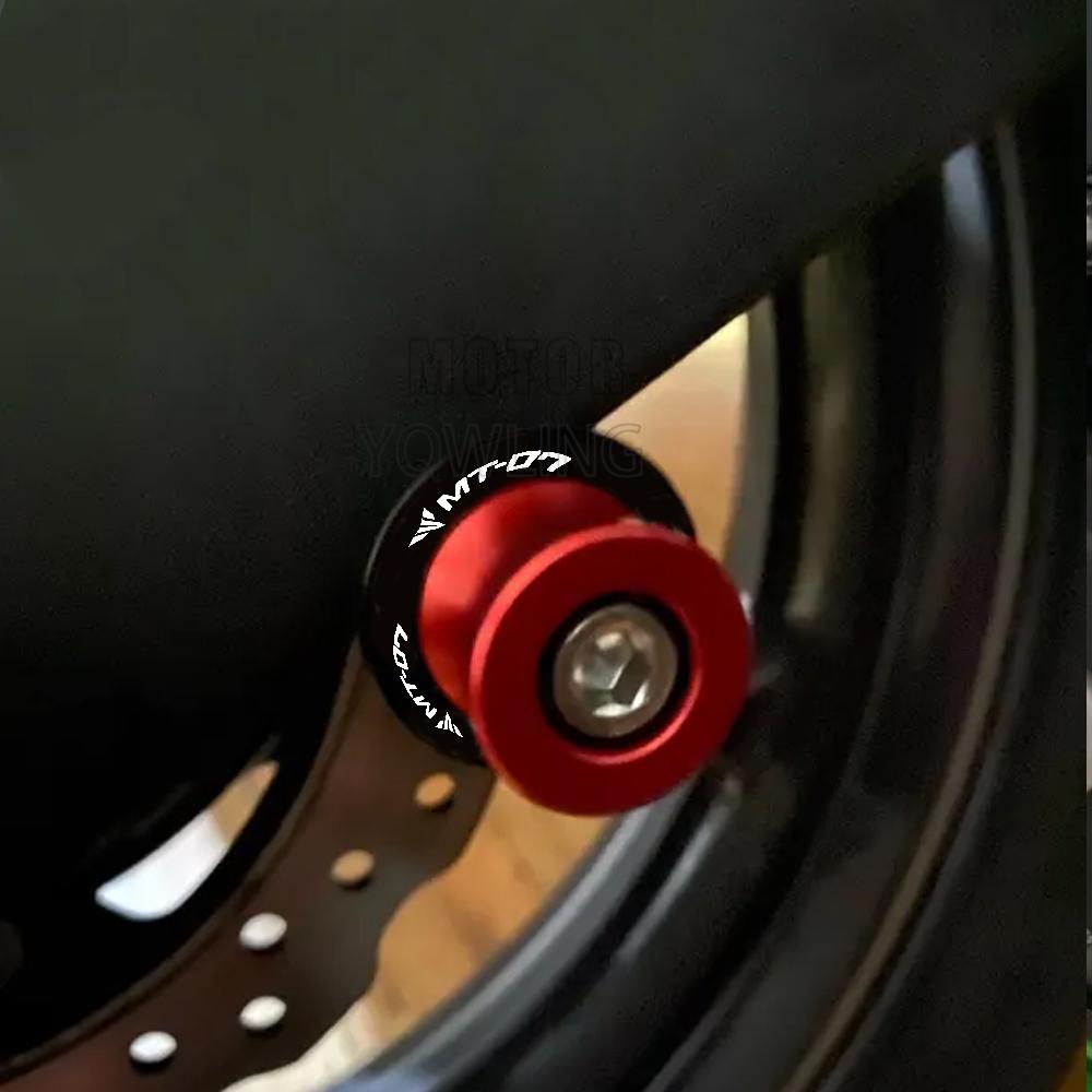 Для Yamaha MT 07 MT07 FZ07 FZ 07 FZ-07 MT-07 Мотоцикл 6 мм Алюминиевый Болт Стойки Маятника Маятниковые Катушки Слайдер Аксессуары