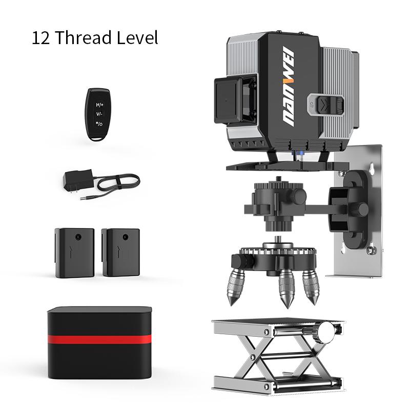 NANWEI Лазерный уровень 12/16 линий 10 мВт