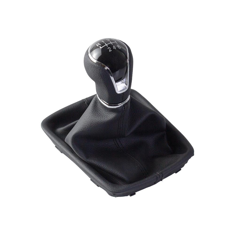 5/6 Speed For Seat Leon lll MK3 2012-2017 Car Gear Head Black Wire Dust Cover Shift Handball Gear Handle Interior Accessories