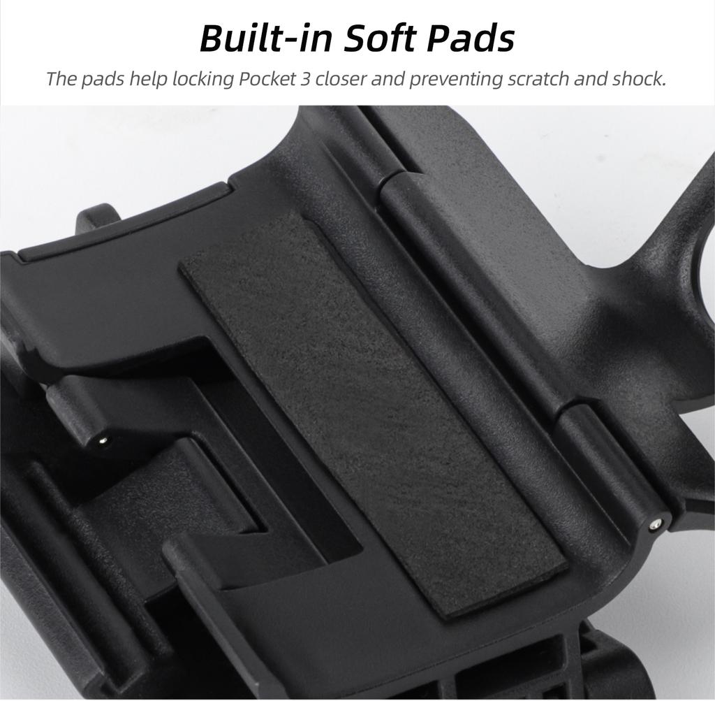 Magnetic Mount Stand For DJI Osmo Pocket 3 Accessories Expansion Adapter Magnet Suction Case Holder Adjustable Quick Fixation