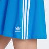 Adidas Оригинальная классическая юбка Adicolor с тремя полосками и цветным рисунком в виде блоков, эластичная талия, повседневная юбка, женская, синяя IP0704