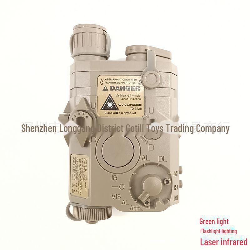 OGL PEQ15 Tactical Battery Box with Green Laser & Infrared Flashlight