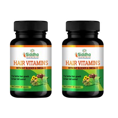 Капсулы с витаминами для волос Siddha Cure, 30 штук X 3 упаковки