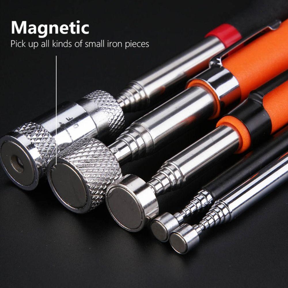 Long Reach Pen Telescopic Magnetic Pen Magnet Stick Gadget Magnetic Pick-Up Tools Pickup Rod Stick