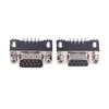 ГОРЯЧИЙ 10 шт. DR9 Разъем D-Sub 9 Pin Прямоугольный Приваренный Разъем RS232 90 Градусов Изогнутая Игла DR9