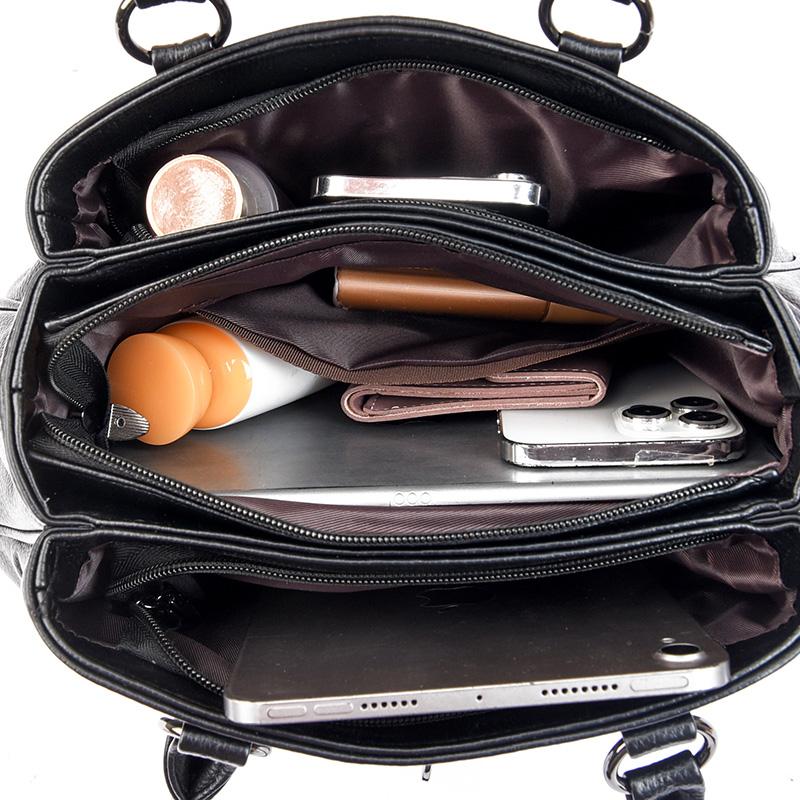 Белые роскошные сумки Женские сумки Дизайнерские сумки через плечо для женщин 2023 Новая кожаная сумка через плечо Женская повседневная большая сумка-тоут Sac