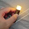 Светящийся в темноте аниме геймерский брелок-фонарик USB перезаряжаемый мини-фонарик брелок подвеска на рюкзак детские подарки