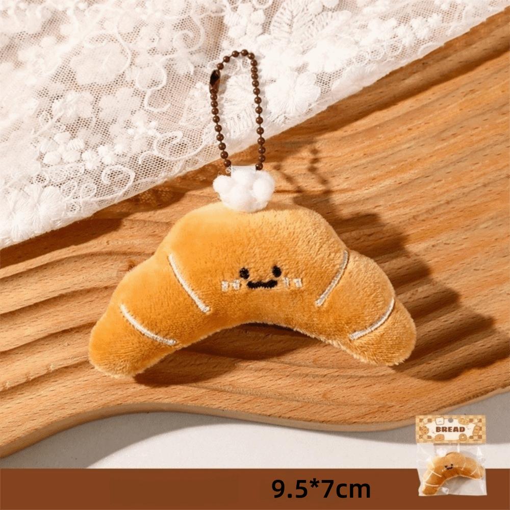 Милые Плюшевые Подвески Мультяшные Куклы Маленький Хлеб Подвески для Сумок Брелок Аксессуары для Рюкзака Девочки