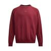 Casual Sports Series Fashion Simple Round Neck Loose Spliced Sweatshirt Men Sweatshirt Flame-Red 6006006-625