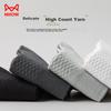 MiiOW 5 Pairs of Men's Socks, 100% Pure Cotton Mid-Calf Socks, Autumn And Winter Sports Sweat-Absorbing Breathable Odor-Resistant Long Socks