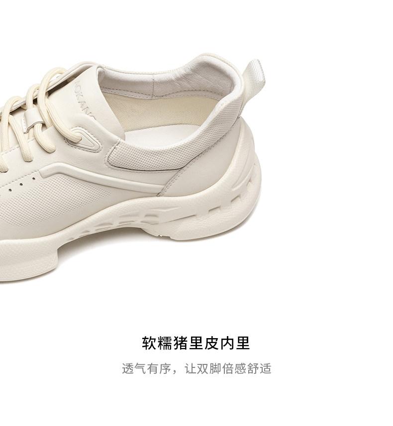 Aokang men's summer new sports shoes, casual outdoor hiking shoes, wear-resistant and non slip leather casual shoes