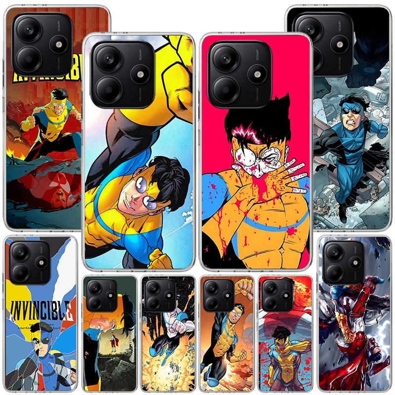 Крутой непробиваемый чехол I-Invincible Phnoe Case для Xiaomi Redmi Note 15 14 14S 13 Pro Plus 12 12S 11S 11E 10S 10 11T 5G Уникальный чехол