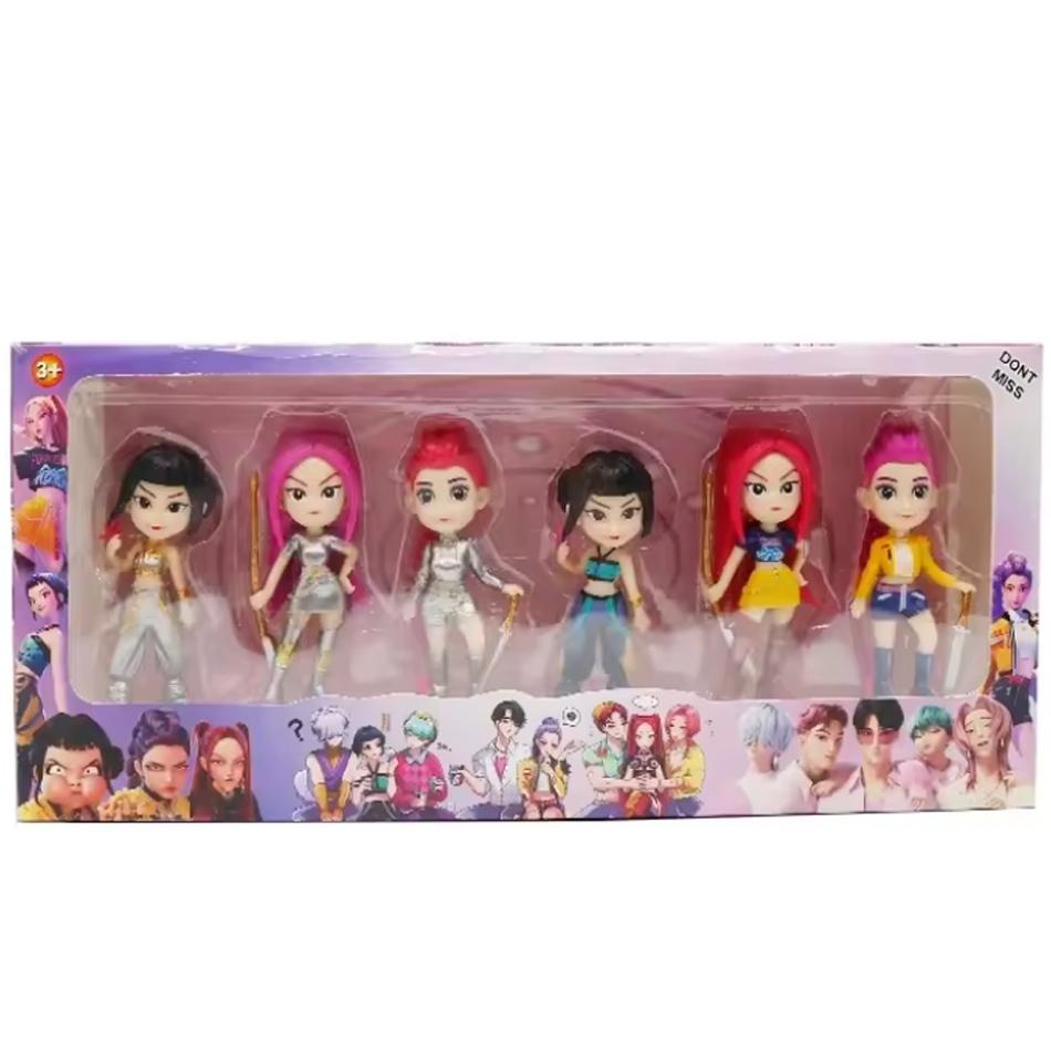 НОВЫЙ K-pop Охотник на демонов Руми Зои Мира аниме поливинилхлорид коллекция персонажей настольные безделушки Детский новогодний подарок