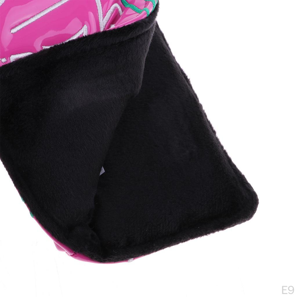 Durable Sports Golf Club Putter Head Cover Drivers Closure with Pattern for Blade Style