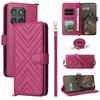 For Motorola Edge (2025) 5G/Edge (Gen 6) Case with Shoulder/Wrist Strap Leather Phone Cover Stand Wallet
