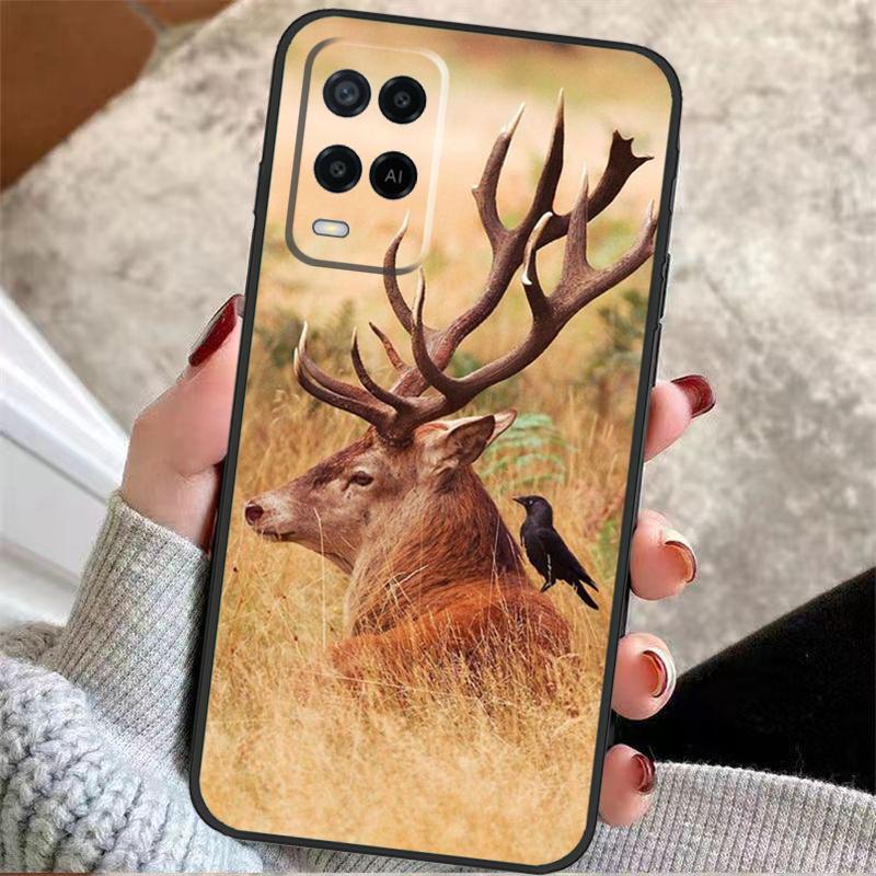 ПОТРЯСАЮЩИЙ ЧЕХОЛ С ОЛЕНЕМ Для Oppo A57 A17 A77 A40 A78 A54 A74 A94 A76 A16 A96 A18 A60 A80 A38 A58 A98 A15 A5 Pro
