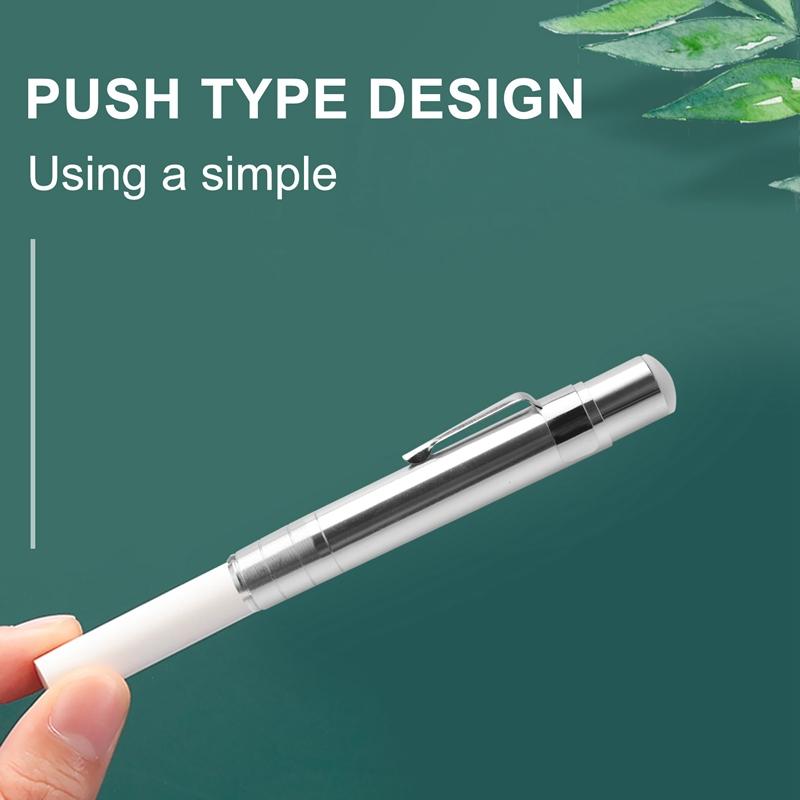 2 PCS Silver Aluminum Alloy Chalk Keeper Holder