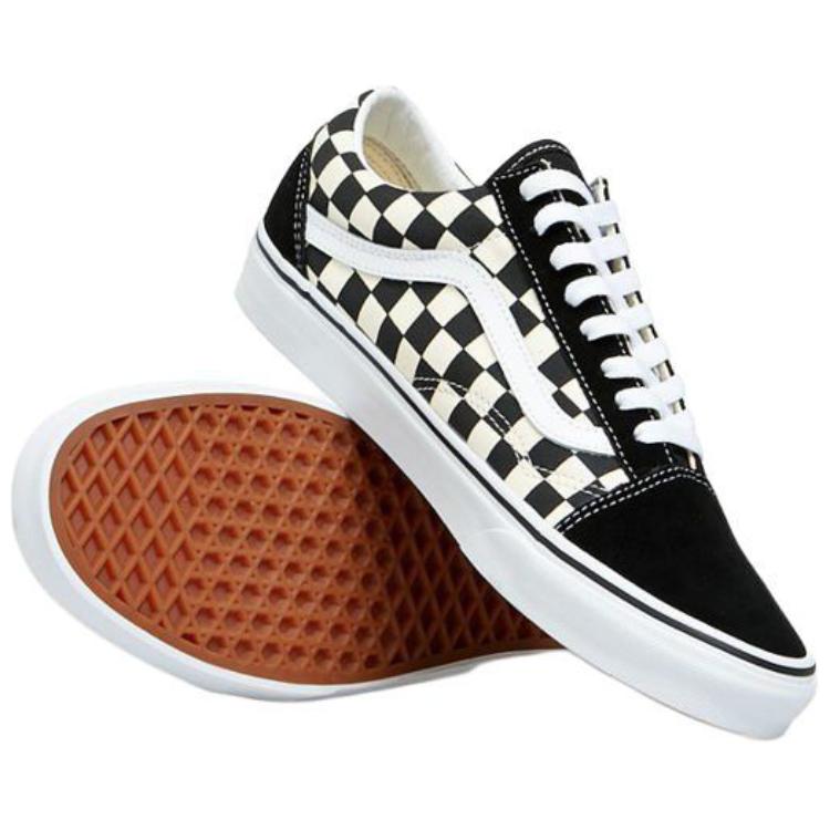 Vans Old Skool Удобные Универсальные Мягкие Низкие Кеды для Скейтборда Унисекс Кроссовки Черные Белые VN0A38G1P0S1