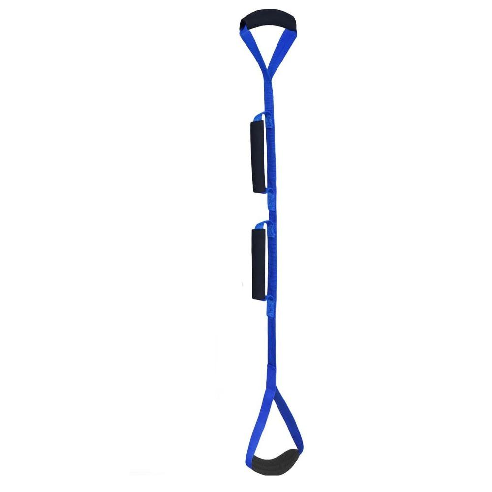 Черный цвет длинный ремень для подъема ног нейлоновый жесткий ремень для подъема ног вспомогательные средства для передвижения инструмент