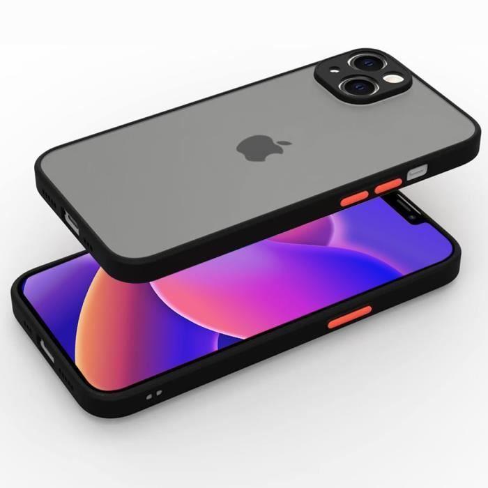 Coque pour iPhone 14 Plus - Protection Ultra Fine - Silicone Mat - Noir - Anti-choc - Semi-rigide