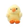 Cute Yellow Duck Plush Toy Keychain With Soft Short Pile For Bag Decor And Collectors