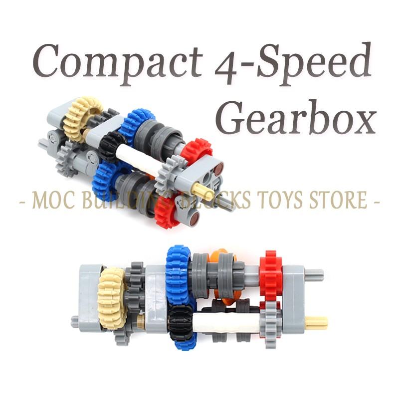 Высокотехнологичные MOC Кирпичи Скоростная Коробка Передач Система Подвески Строительные Блоки Автомобильная Трансмиссия Машинерия DIY Сборные Игрушки