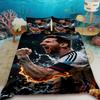 Duvet Cover Juego De Cama Lionel Messi, Juego Funda Nórdica Estrella De Fútbol, Juego Funda Edredón Doble Tamaño Para Decoración
