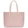 Модная универсальная полосатая ПВХ сумка-тоут для покупок Женская сумка-тоут Красная Бежевая NF4932AS-Q68