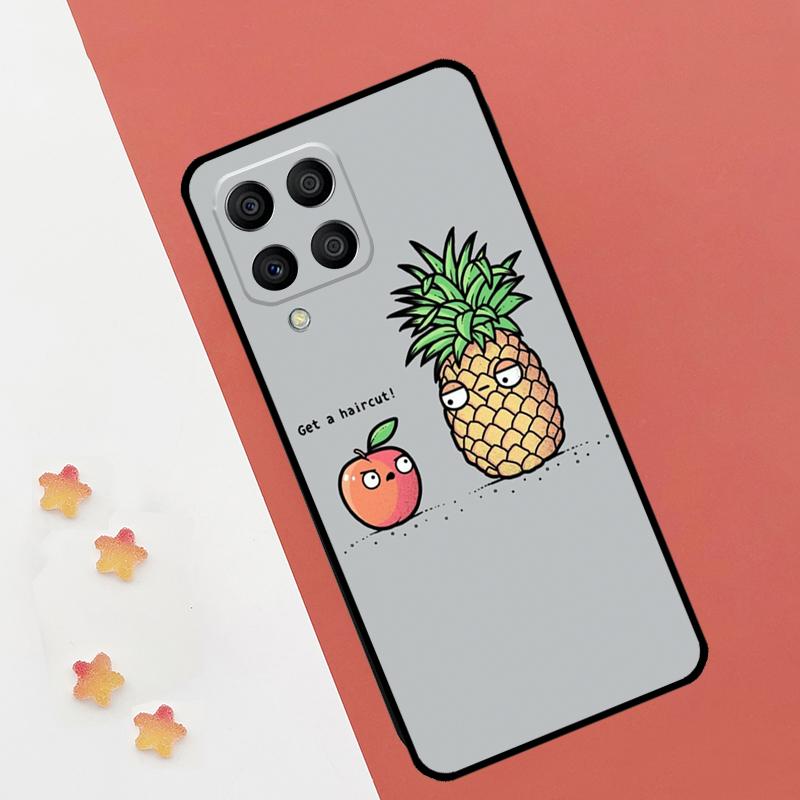 Summer Fruit Pineapple For Samsung Galaxy M31 M55 M15 M11 M21 M13 M33 M35 M53 M14 M34 M54 M12 M32 M52 M06 M16 Case