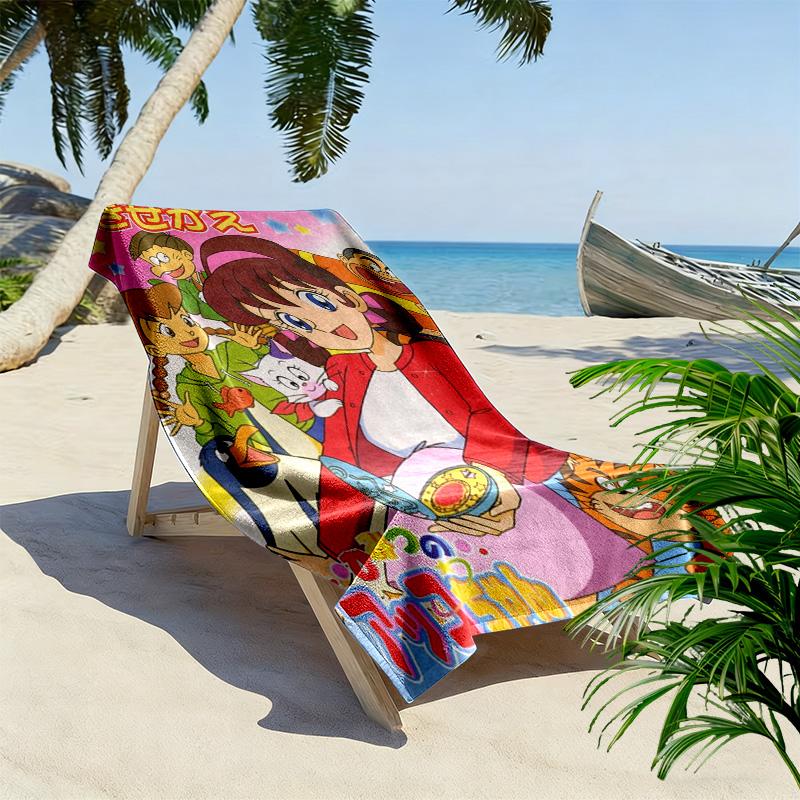 Sweet Little Angel 2D Flat Print Beach Towel, Large Soft Quick Dry Towel for Beach Camping SwimmingDSTJ0925211