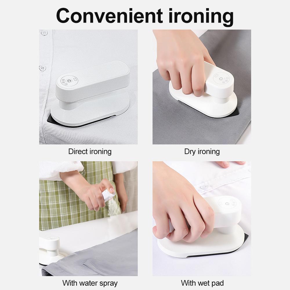 Portable Ironing Machine, 2 in 1 Travel Ironing Machine with Dry and Wet Ironing for Home and Business Clothes