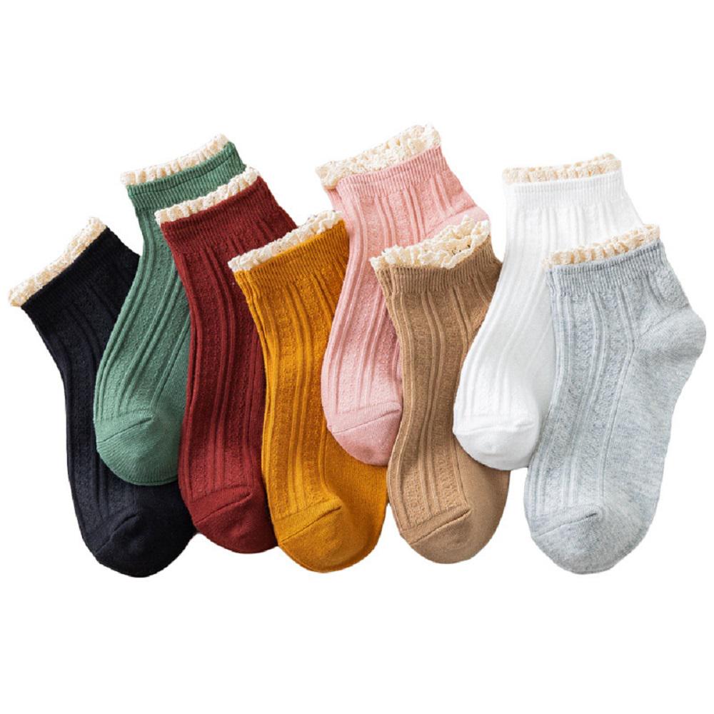 Harajuku New Sweet Streetwaer Cute Girls Hosiery Lace Socks Cotton Socks Ruffles Women Socks