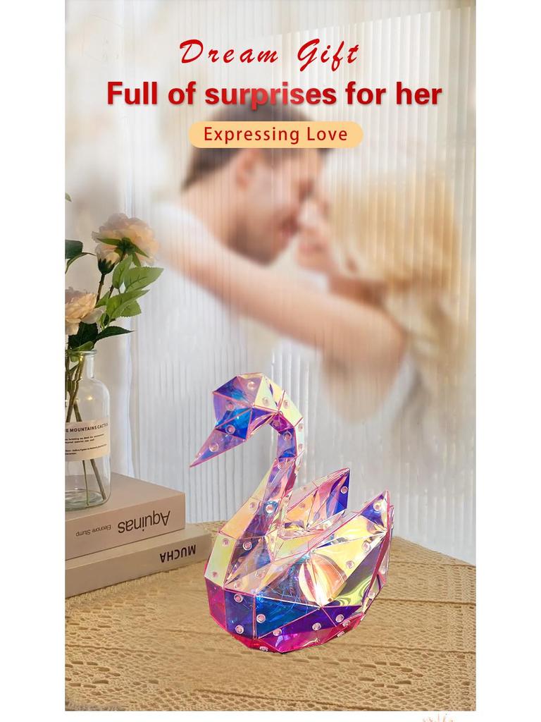 Colorful Swan Light with Luminous Control – Perfect for Graduations, Festival Gifts for Students, Sons, and Daughters