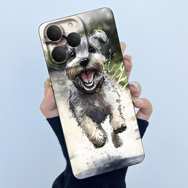 Чехол для телефона Realme 15T 5G 2025 Модный простой силиконовый ультратонкий чехол с рисунком «Масляная живопись: цветы» Ударопрочная задняя крышка