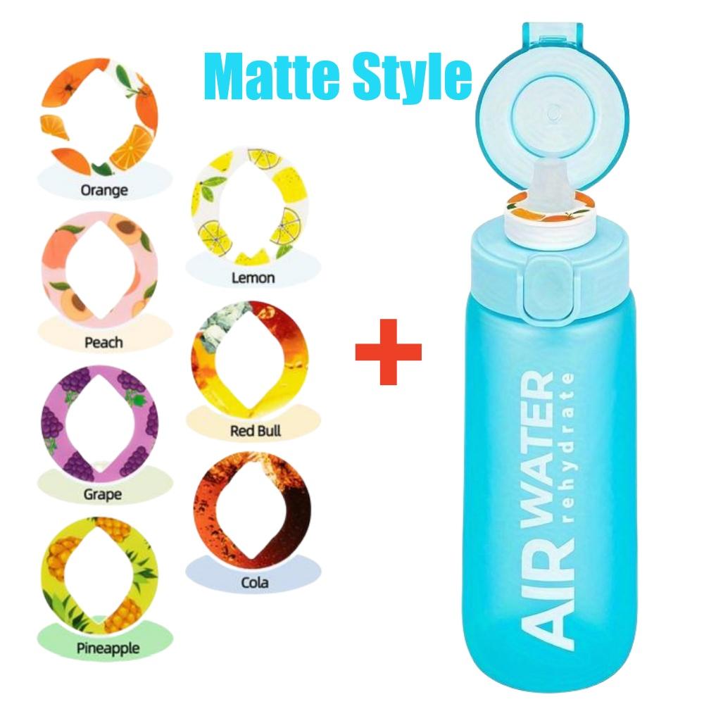 Бутылка для воды с фруктовым вкусом 750 мл/25 унций 0 сахара 0 калорий Спортивная чашка для питья с 7 фруктовыми капсулами Идеально подходит для фитнеса, спорта, активного отдыха