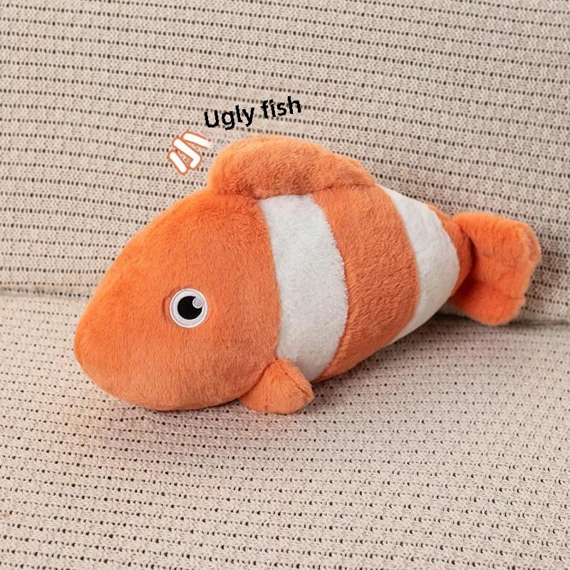 Милые плюшевые игрушки серии «Морские животные», мягкие и удобные, мультяшные осьминоги, тюлени, рыбы-клоуны, плюшевые игрушки, симпатичные подушки для домашнего декора
