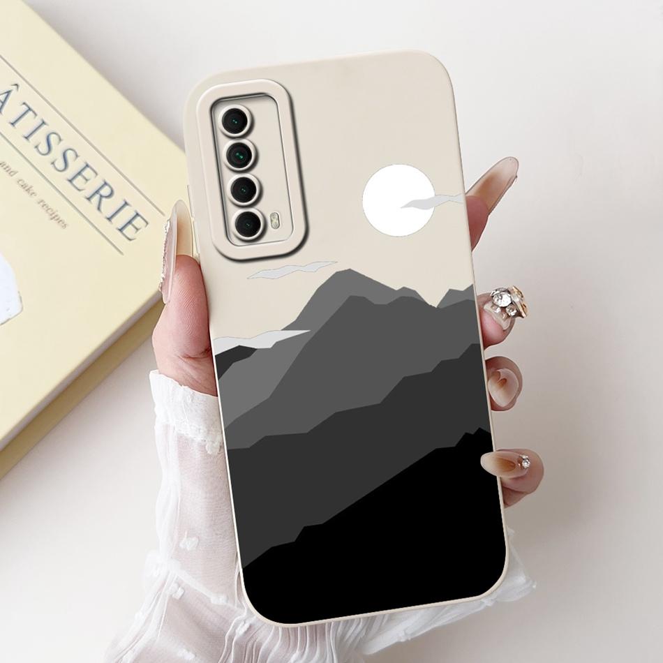 Чехол для Huawei P Smart 2021 Huawei Y7A PPA-LX3 PPA-LX1 PPA-LX2 Элегантная Печать Мягкий Силикон Ударопрочный Чехол для Телефона