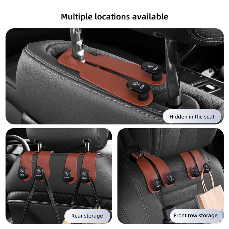 Car Seat Back Storage Hook Multifunction Hanger Bag Holder For BMW E46 E60 E90 E39 E87 E36 E92 E70 E91 X3 X5 X1 X2 X4 keychain CJ6