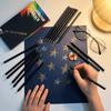 12pcs/Box Multi-color Core Colored Pencils Wooden Sketch Pencils Drawing Pencils  Sketching
