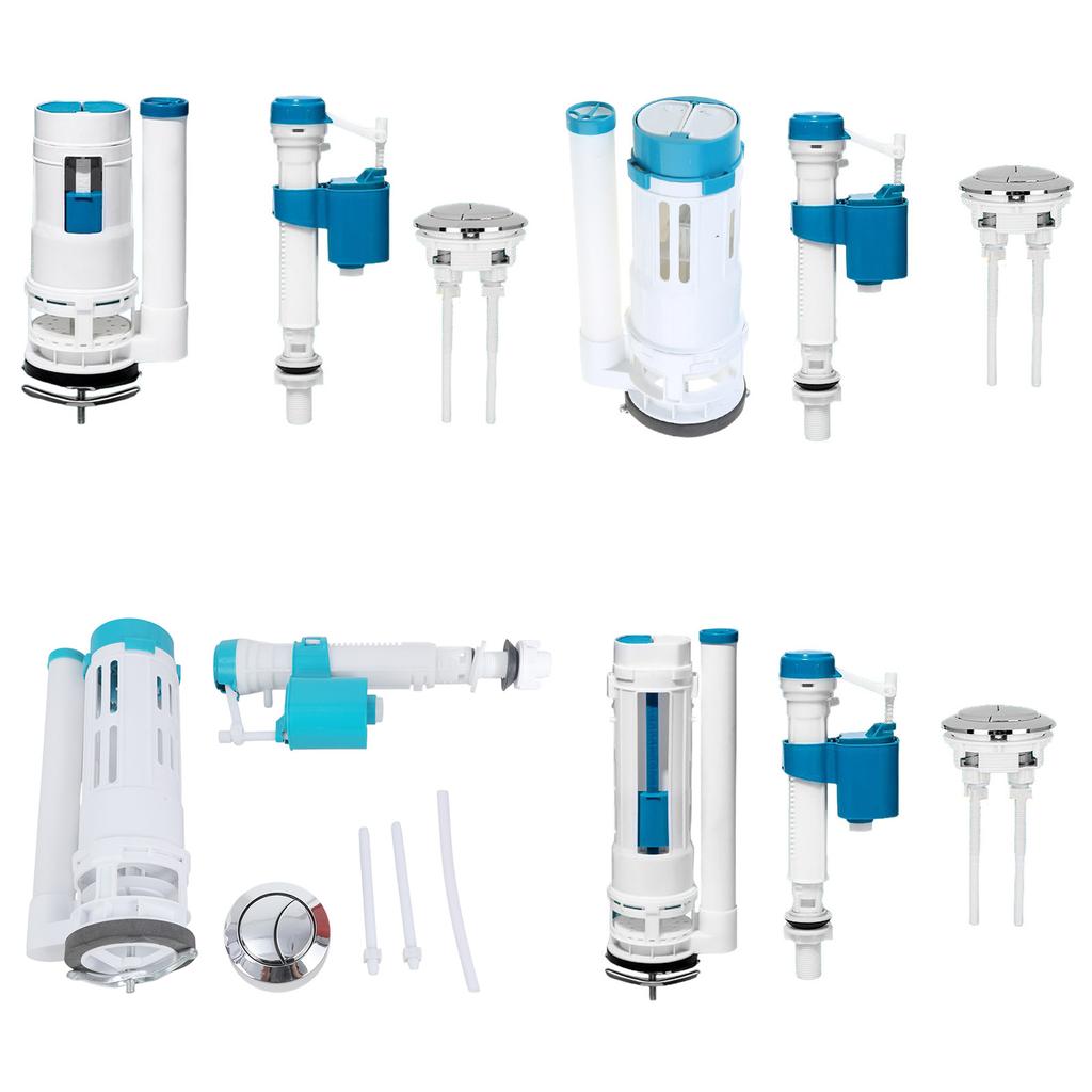 Практичный набор для замены заливных клапанов бачка унитаза Высокая герметичность Простая установка Водосберегающие конструкции Аксессуар для ванной комнаты