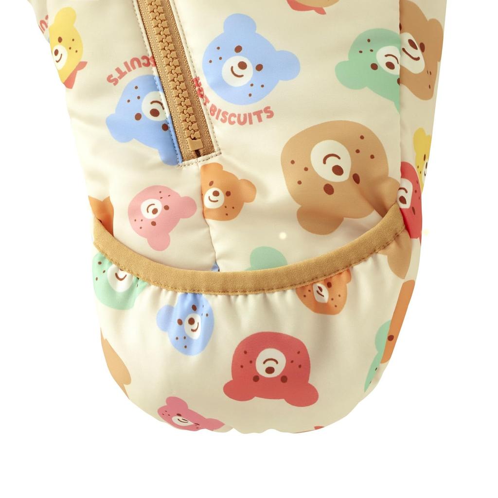 MIKIHOUSE HOT BISCUITS Комбинезон для мальчиков и малышей размера M, для девочек, одежда, многоцветный, (80-90см), 73-1201-688