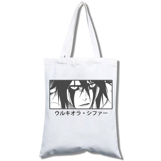 Death Note Многоразовая сумка для покупок Bleach-ichigo, сумка через плечо, многоразовая складная сумка