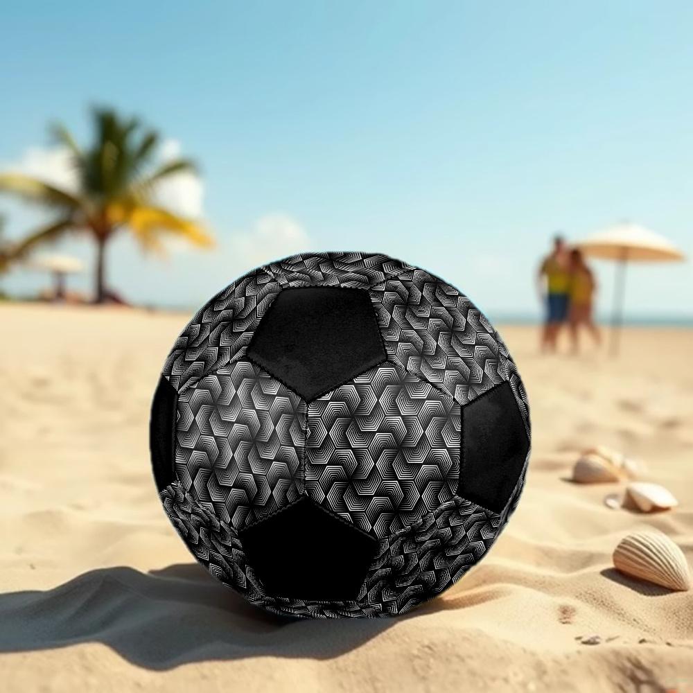 1pc Abstract Geometric Outdoor Sports Football, Size 5, Comfortable And Durable Feel,Gift yy2606043