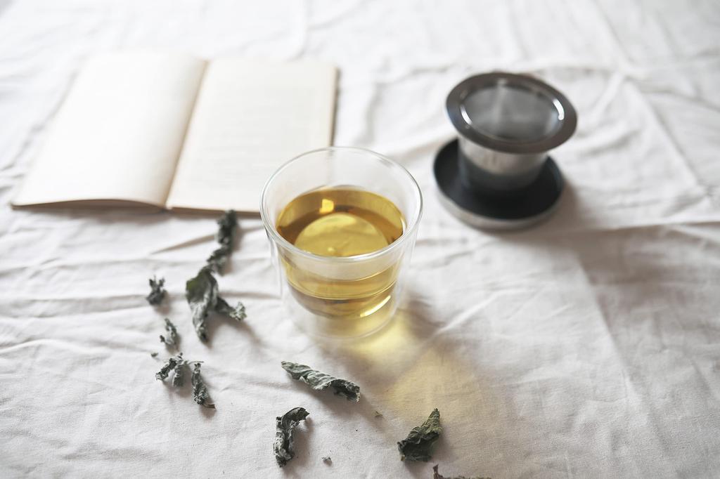 Kinto LT Cup with Strainer, 260ml, Heat-Resistant Glass, Gift, 21240