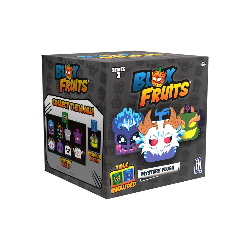 Blox Fruits - Серия 3 Коллекционные Сюрприз-Плюши 10 см Мягкая Кукла, Вдохновленная Видеоигрой Roblox, Плюшевый Ассортимент-Сюрприз для Детей, Фанатов и Коллекционеров