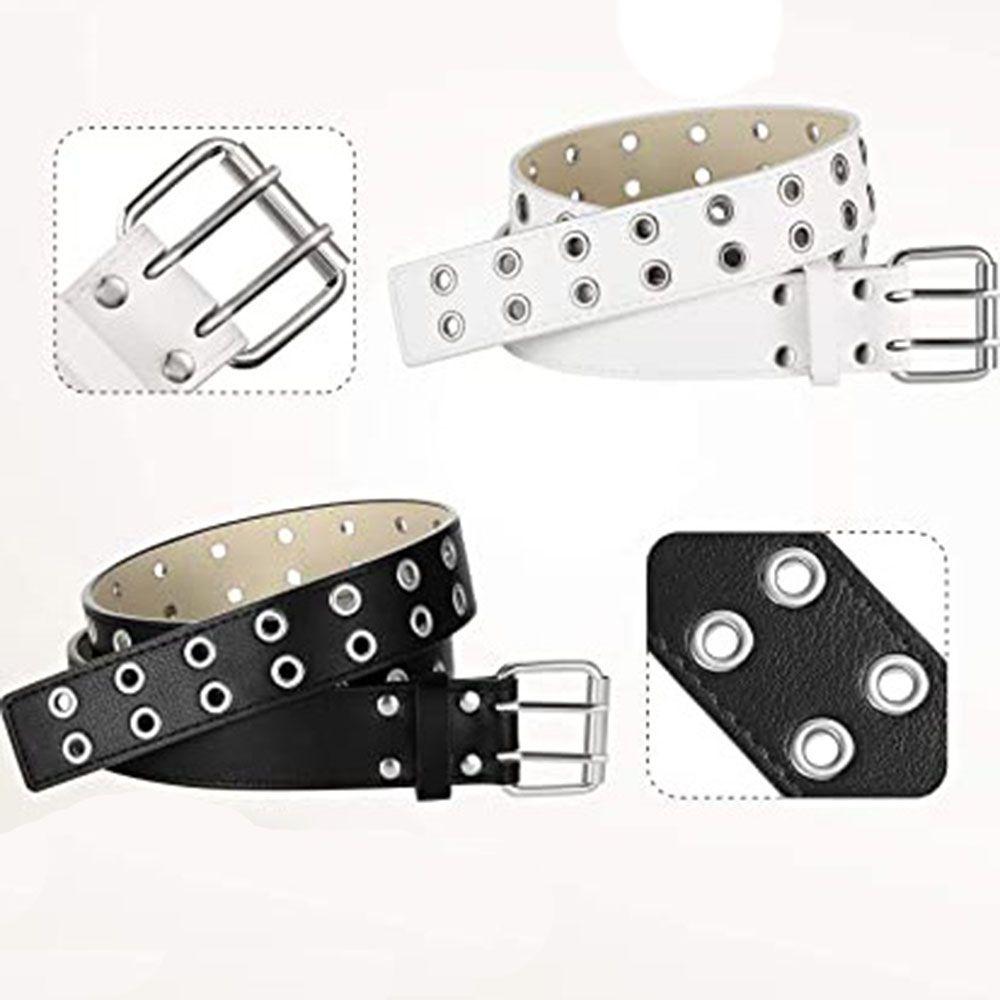 Аксессуары для одежды из ПУ кожи Джинсовые пояса Панк пояс на талию Готический пояс Регулируемые ремни